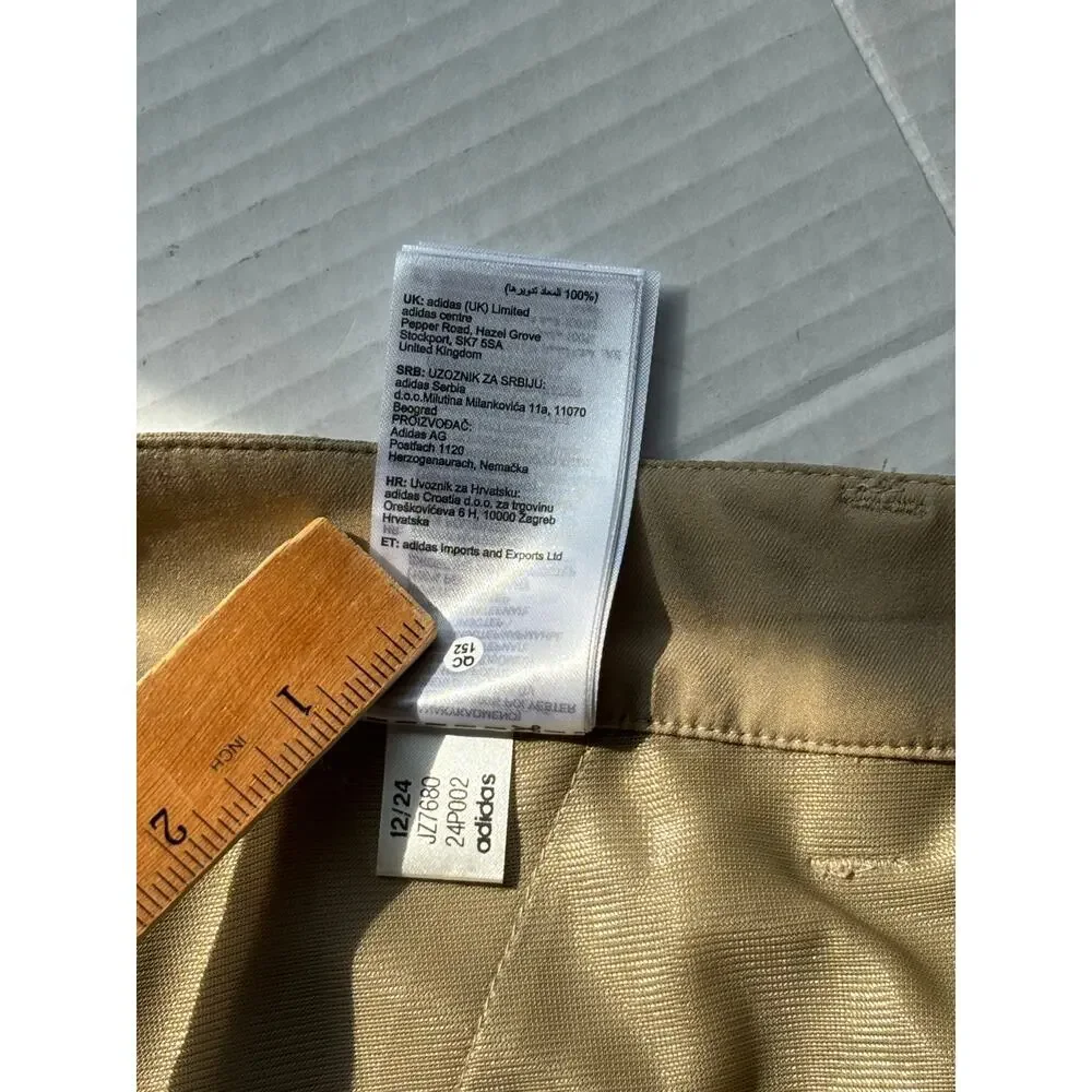 NWT Adidas Golf Shorts Men's 34 Khaki Hemp Flat Front Performance Golf Short